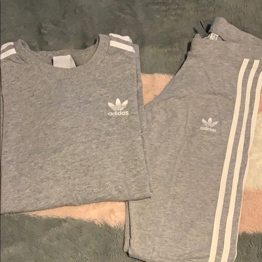 Grey Adidas Set